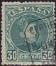 Spain - 1901 - Alfonso XIII - 30 CTS - Azul - Personajes, Alfonso XIII - Edifil 249 - Alfonso XIII - 0